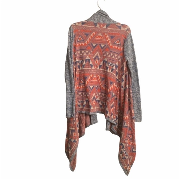 Lucky Brand Southwest Waterfall Cardigan Sweater Tribal Aztec Boho 
Size: Small - Picture 3 of 6
